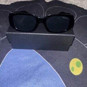 Prada Sleek Black Sunglasses